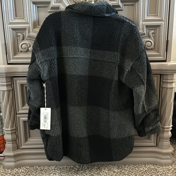 NWT Dylan Fleece Plaid/Gingham Jacket SM - Picture 4 of 5